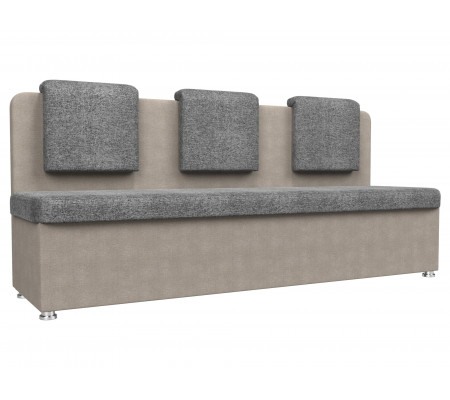 Кухонный прямой диван Маккон 3-х местный, Рогожка, Модель 109235