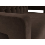 Прямой диван Рамос Люкс 2-х местный, Микровельвет, модель 109082