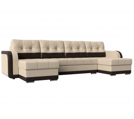 П-образный диван Марсель, Экокожа, Модель 110023