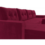 П-образный диван Белфаст, Микровельвет, Модель 112250