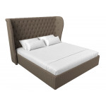 Интерьерная кровать Далия 200, Рогожка, Модель 114146