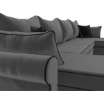 П-образный диван Элис, Велюр, Модель 110287
