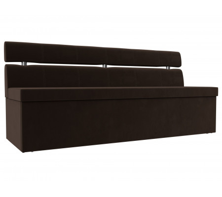 Кухонный прямой диван Классик, Микровельвет, Модель 117785
