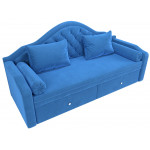 Прямой диван софа Сойер Голубой