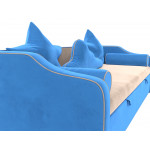 Детский диван-кровать Рико Бежевый\Голубой