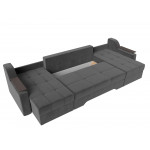 П-образный диван Сенатор, Велюр, Модель 112393