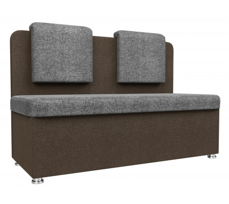 Кухонный прямой диван Маккон 2-х местный, Рогожка, Модель 109204