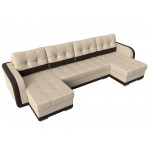 П-образный диван Марсель, Экокожа, Модель 110023