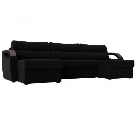 П-образный диван Форсайт, Микровельвет, Модель 100823