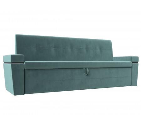 Кухонный прямой диван Деметра, Велюр, Модель 114262