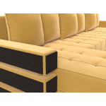 П-образный диван Венеция, Микровельвет, модель 108459