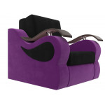 Кресло-кровать Меркурий 80 черный\фиолетовый