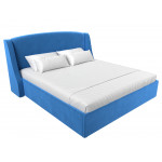 Интерьерная кровать Лотос Голубой