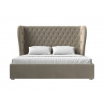 Интерьерная кровать Далия 200, Микровельвет, модель 108367