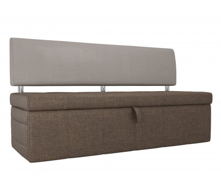 Кухонный прямой диван Стоун, Рогожка, Модель 107255