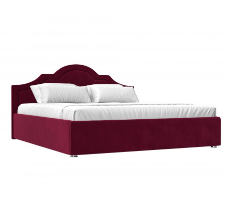 Интерьерная кровать Афина 180, Микровельвет, Модель 113949
