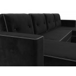 П-образный диван Принстон, Велюр, Модель 110872