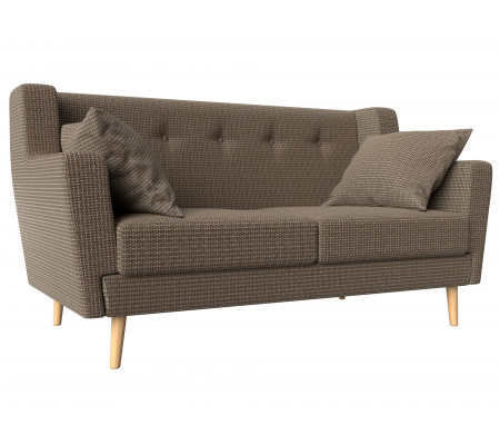 Прямой диван Брайтон 2, Рогожка, Модель 108938