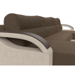 П-образный диван Форсайт, Рогожка, Модель 111743
