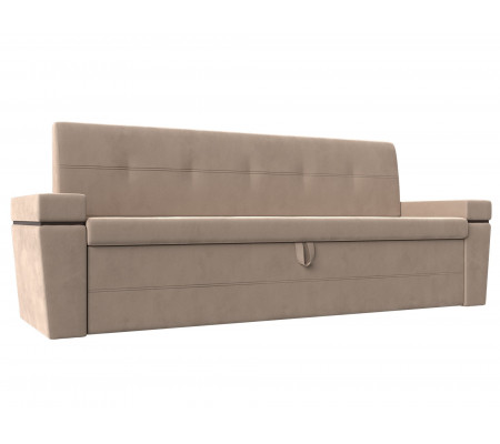 Кухонный прямой диван Деметра, Велюр, Модель 114261