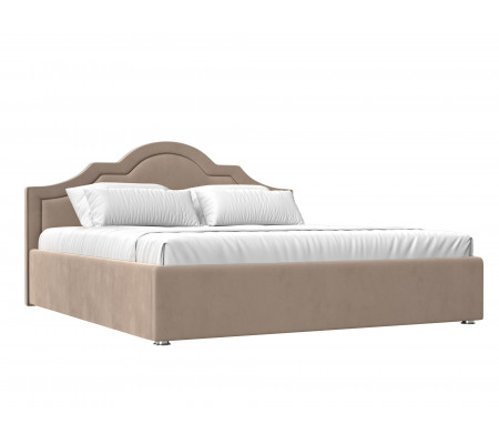 Интерьерная кровать Афина 160, Велюр, Модель 101117