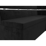 Кухонный угловой диван Классик правый угол, Велюр, Модель 117982