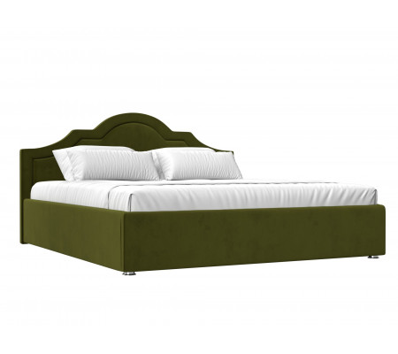 Интерьерная кровать Афина 180, Микровельвет, Модель 108293