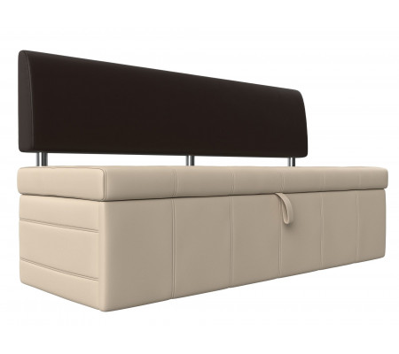 Кухонный прямой диван Стоун, Экокожа, Модель 107259