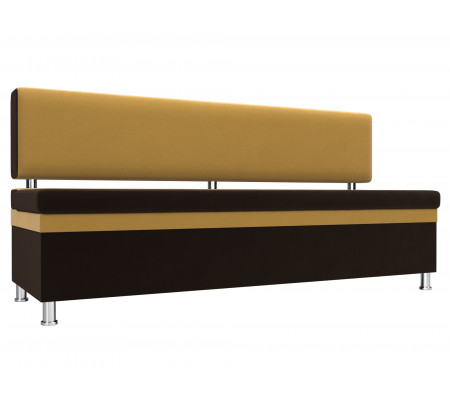 Кухонный прямой диван Стайл, Микровельвет, Модель 111633