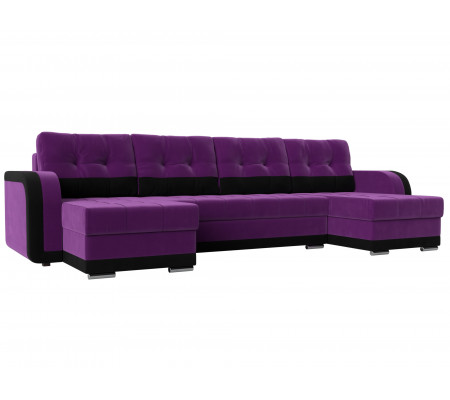 П-образный диван Марсель, Микровельвет, Модель 29549
