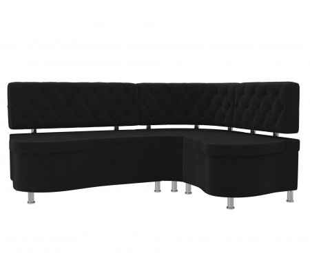 Кухонный угловой диван Вегас правый угол, Велюр, Модель 105175