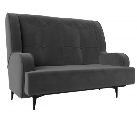 Прямой диван Неаполь 2-х местный, Велюр, Модель 113166