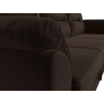 Угловой диван Бостон, Микровельвет, модель 109495