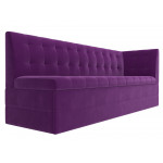 Кухонный диван Бриз с углом Фиолетовый