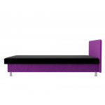 Кровать Мальта черный\фиолетовый