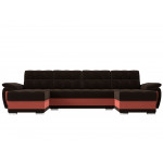 П-образный диван Нэстор, Микровельвет, Модель 109941