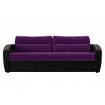 Прямой диван Форсайт Фиолетовый\Черный