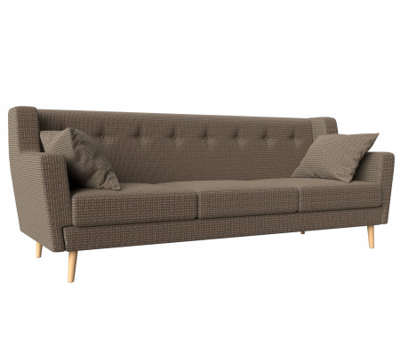 Прямой диван Брайтон 3, Рогожка, Модель 109172