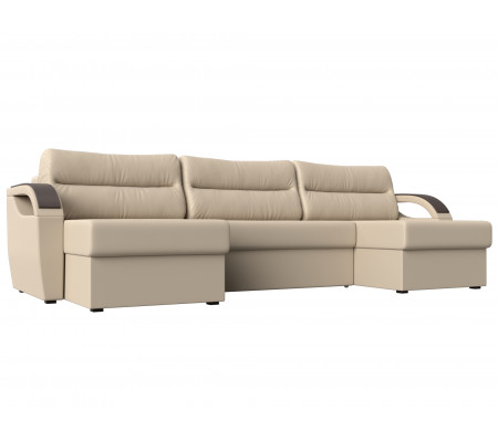 П-образный диван Форсайт, Экокожа, Модель 100835