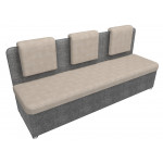 Кухонный прямой диван Маккон 3-х местный, Рогожка, модель 109233