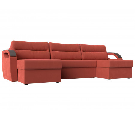 П-образный диван Форсайт, Микровельвет, Модель 111720