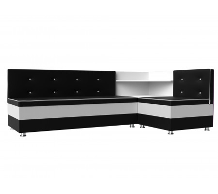 Кухонный угловой диван Милан правый угол, Экокожа, Модель 28497
