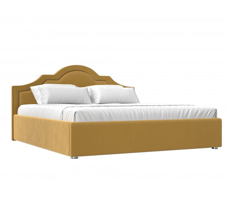 Интерьерная кровать Афина 160, Микровельвет, Модель 113940