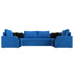 П-образный диван Николь, Велюр, Модель 102980