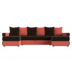 П-образный диван Венеция, Микровельвет, модель 108465