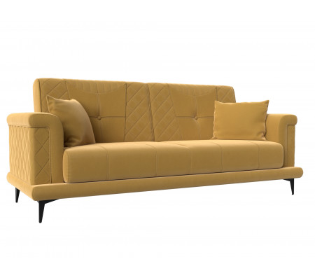 Прямой диван Неаполь, Микровельвет, Модель 111937