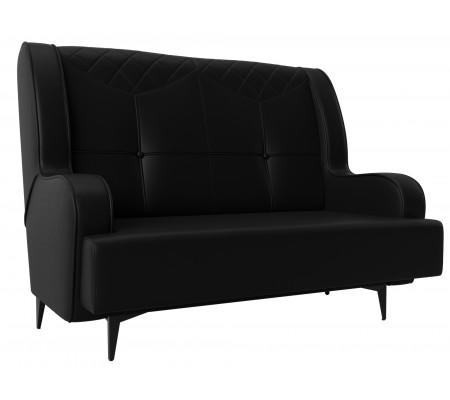 Прямой диван Неаполь 2-х местный, Экокожа, Модель 113186