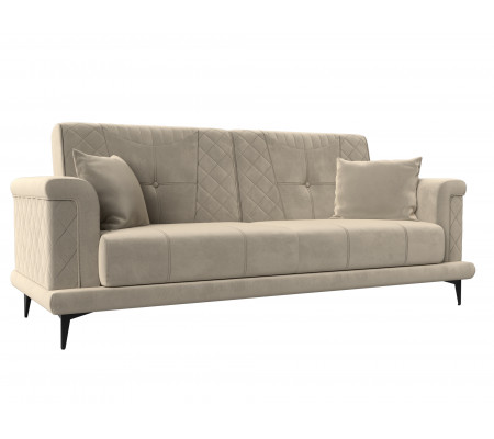 Прямой диван Неаполь, Микровельвет, Модель 111934