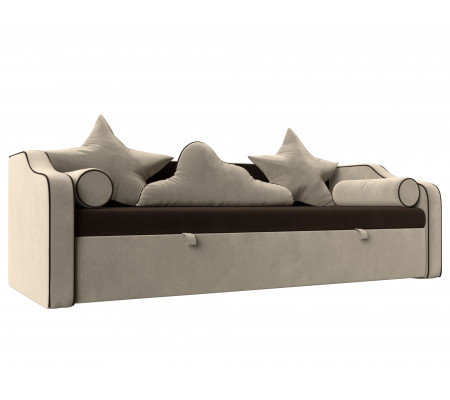 Детский диван-кровать Рико, Микровельвет, Модель 107351