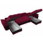 П-образный диван Нэстор, Микровельвет, Модель 109933